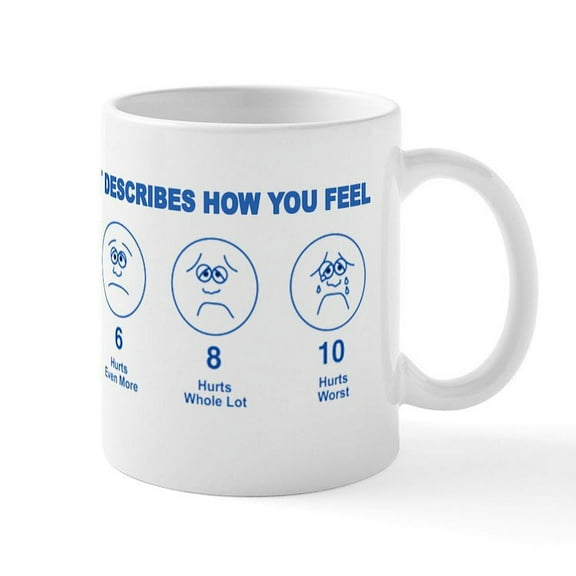 CafePress - Pain Mug - 11 oz Ceramic Mug - Novelty Coffee Tea Cup