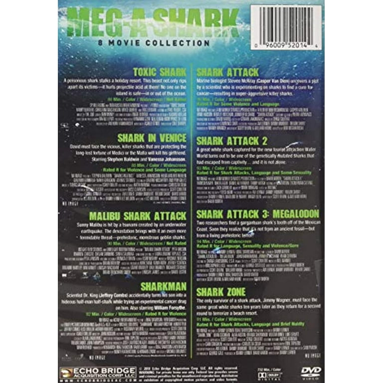 Meg-A-Shark 8 Movie Collection (DVD) - Walmart.com