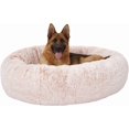 thumbnail image 1 of Calming Donut Dog Bed es Round Fluffy for Large Dogs -Anxiety Plush Machine Washable ( Large), 1 of 7