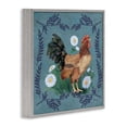 thumbnail image 4 of Stupell Industries Rooster & Daisies Animals & Insects Painting Gray Framed Art Print Wall Art, 17 x 17, 4 of 10
