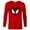 New Red, variant on Marvel Ultimate Spider-Man Miles Morales Heart Mask Logo - Long Sleeve T-Shirt for Men - Customized-White