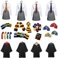 thumbnail image 2 of Disfraz de Harry Potter para niños y adultos, ropa de fiesta, capa, uniforme escolar de Hermione, disfraz de Halloween para hombres y mujeres, 2 of 4