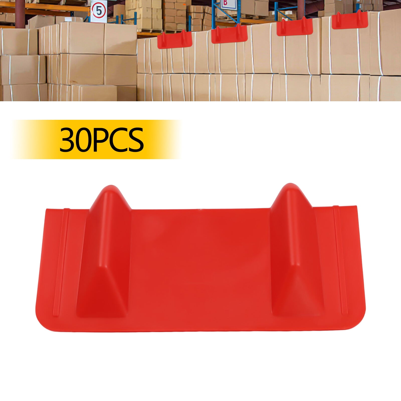 30pc 10.55*4.17*4.6inch Modern Red Corner Edge Protector Tie Down Strap Guard Bumper Cargo Load Flatbed Truck