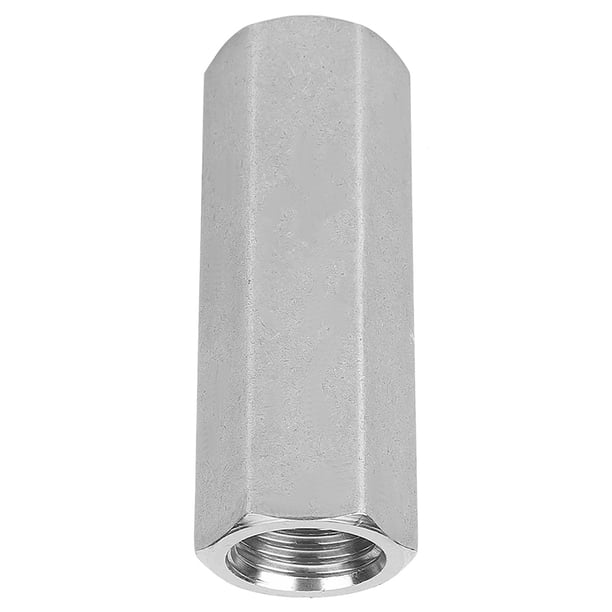 Válvula de Retención de Aire Unidireccional de Acero inoxidable, Rosca Hispra para Tuberías de Agua, Diseño Hexagonal, Adecuada para Conexión de Gas, Agua y Acite