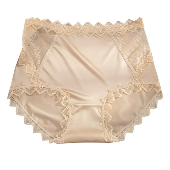 Fancifize Womens Underwear Cotton Lace High Waist Panties Soft Breathable Ladies Hipster Stretch Briefs for Women