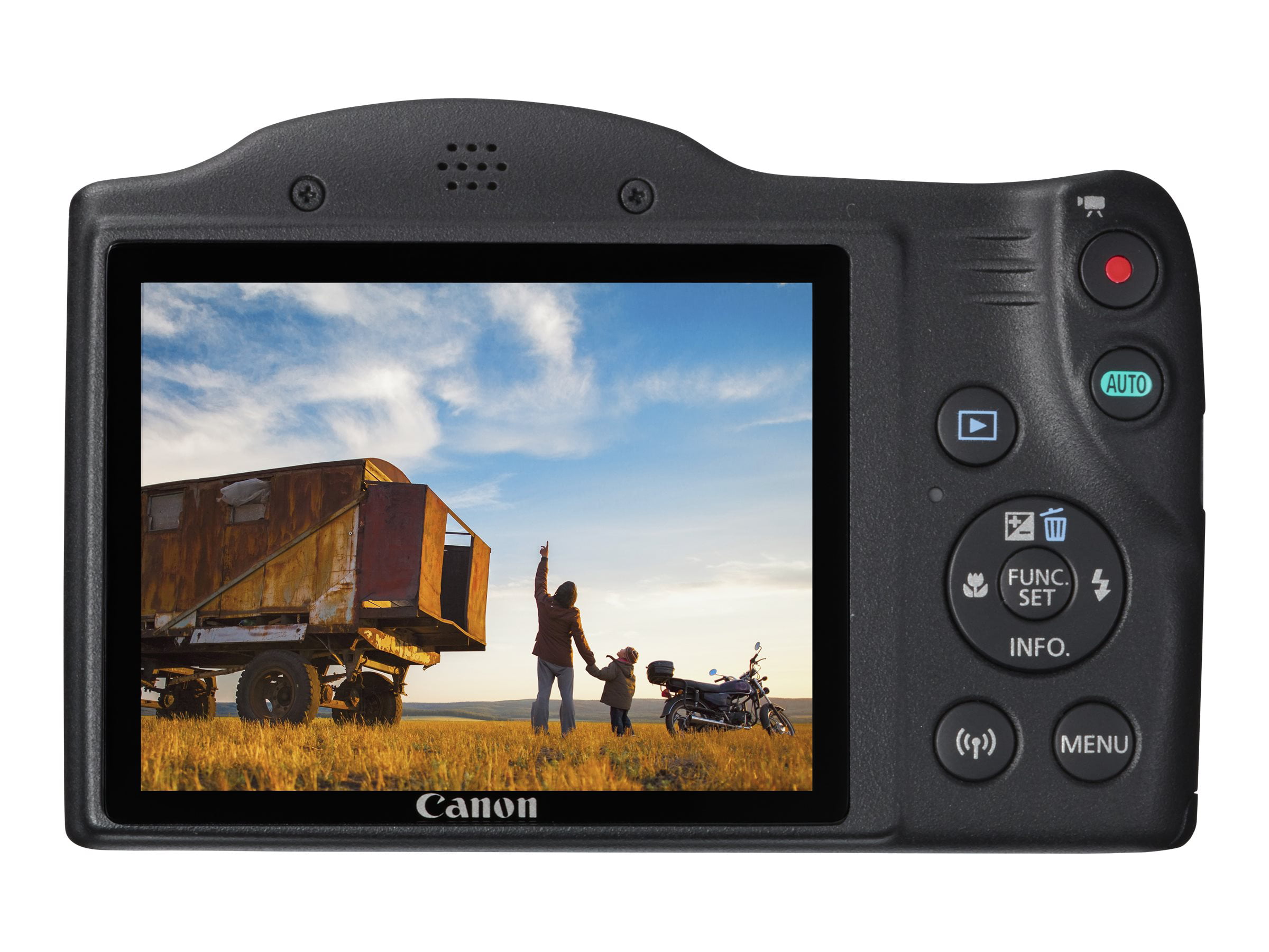 draagbaar ontslaan Bereid Canon PowerShot SX420 IS - Digital camera - compact - 20.0 MP - 720p / 25  fps - 42x optical zoom - Wi-Fi, NFC - black - Walmart.com