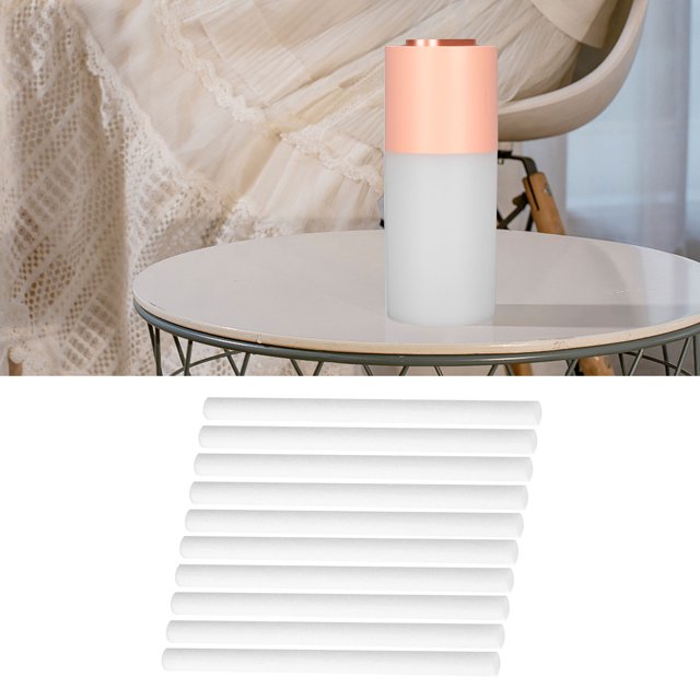 Sticks For Humidifier, 10Pcs Mini Portable Personal USB Essential Oil Diffuser Filters Sponges Refill Stick Cotton Humidifier Replacement