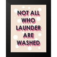 thumbnail image 2 of Borges, Victoria 12x14 Black Modern Framed Museum Art Print Titled - Laundry Typography I, 2 of 5