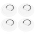 thumbnail image 1 of 4 Piezas D Anillo Parche PVC Inoxidable Acero Redondo Forma Blanco para Kayak, 1 of 1