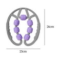 thumbnail image 7 of Leg Massager Roller Handheld Massage Tool for Thigh Calf Elbow Yoga Gray violet, 7 of 7
