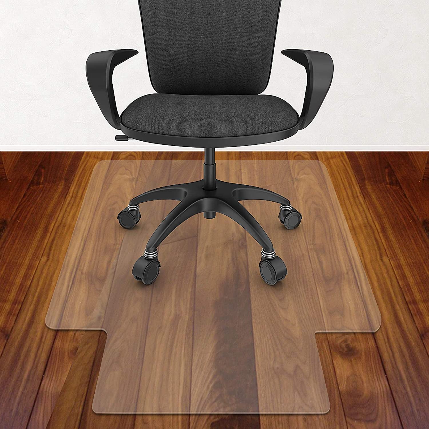 Clear/Transparent Office Chair Mat for Hardwood Floor Many Sizes Available Hard Floor Chair Mat with Lip 36 x 48 