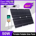 thumbnail image 1 of Panel Solar Panel solar Salida USB Dispositivo de carga solar para teléfono RV Car MP3 (50W), 1 of 9