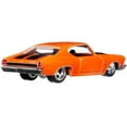 thumbnail image 4 of 1969 Chevrolet Chevelle SS 396 Orange with Black Stripes "American Scene" "Car Culture" Series Diecast Model Car by Hot Wheels, 4 of 4