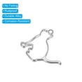 thumbnail image 4 of Unique Bargains Cat Shaped Alloy Open Back Bezel Pendants Hollow Resin Frame for DIY, Silver Tone 10 Pack, 4 of 5