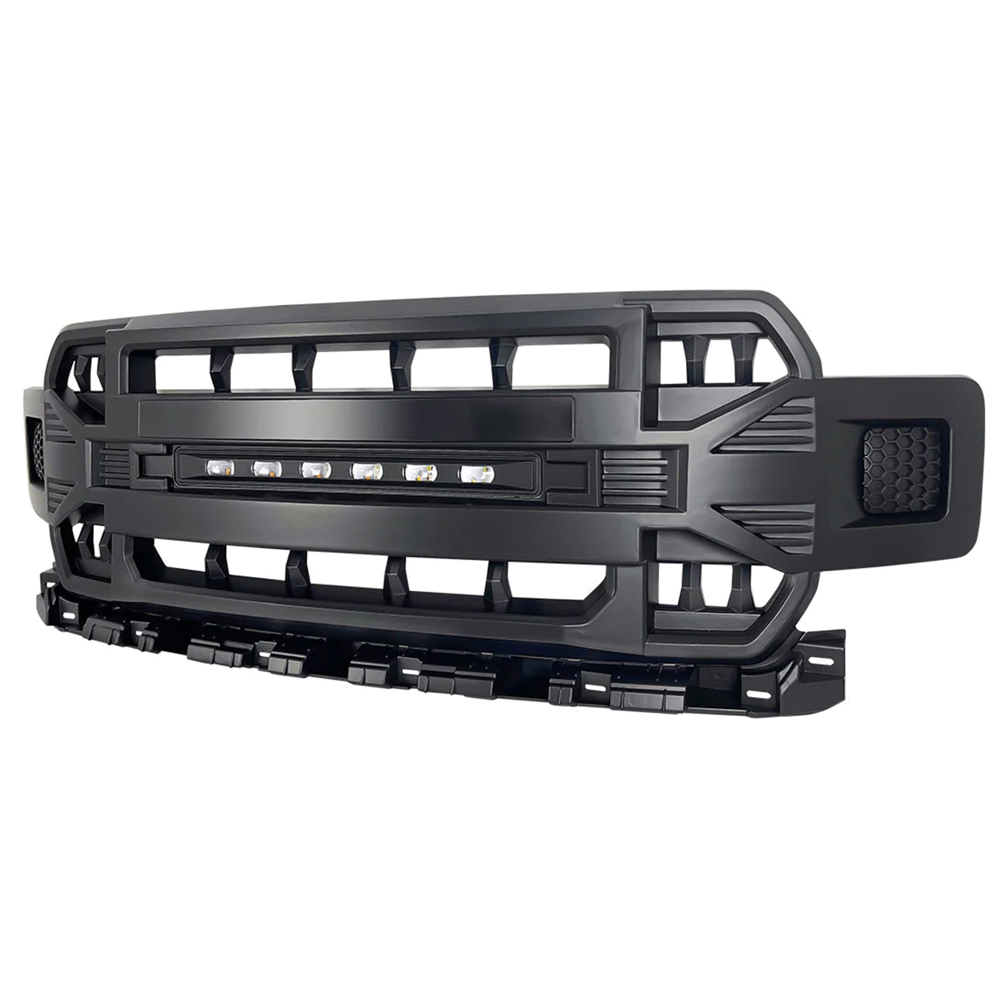AMERICAN MODIFIED Armor Grille Compatible with 2018-2020 Ford F150, Black