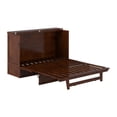 thumbnail image 4 of AFI Sedona Queen Murphy Bed Chest with Drawer & Built-in Charger, Walnut, 4 of 6