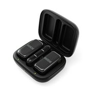 Rode Wireless Micro Ultra-Compact 2-Person Digital Wireless Microphone System with USB-C Connector, Black, Bundle with Wall Charger