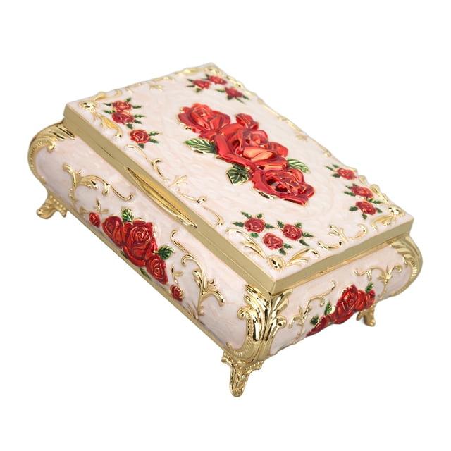 Joyero, Joyero vintage, Joyero rectangular, Cofre del tesoro, Caja de precisión diseñada