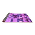 thumbnail image 2 of Ahgly Company Indoor Round Oriental Purple Industrial Area Rugs, 6' Round, 2 of 4