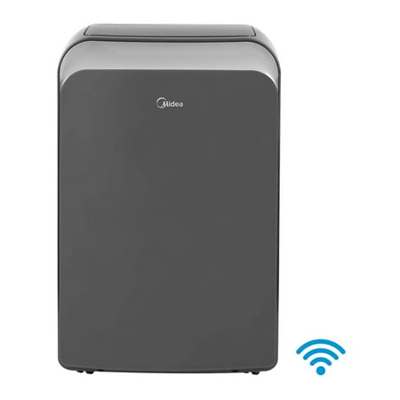 Midea 8000 BTU (12000 ASHRAE) Smart Portable AC 115V Cools 350 Sq Ft MAP08S1WGR