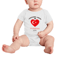 thumbnail image 2 of Everyone Loves an Turkish Girl Baby Romper Bodysuit For Boy Girl (White, 18-24 Months), 2 of 5