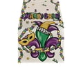 thumbnail image 2 of Eespoir Irises Carnival Mardi Gras Table Runner, Periodic Kitchen Dining Table Decoration for Indoor Party Home, Festival Celebration, Dinner Table Cover, Party Supply(C), 2 of 7