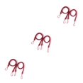 thumbnail image 1 of stanreset 1/2/3/5 2 Pièces Maison Hôtel Polyester Rideau Retenue Salon Drapé Tieback Draperies Décoratif Support Ondulé Corde Rouge 3PCS, 1 of 6