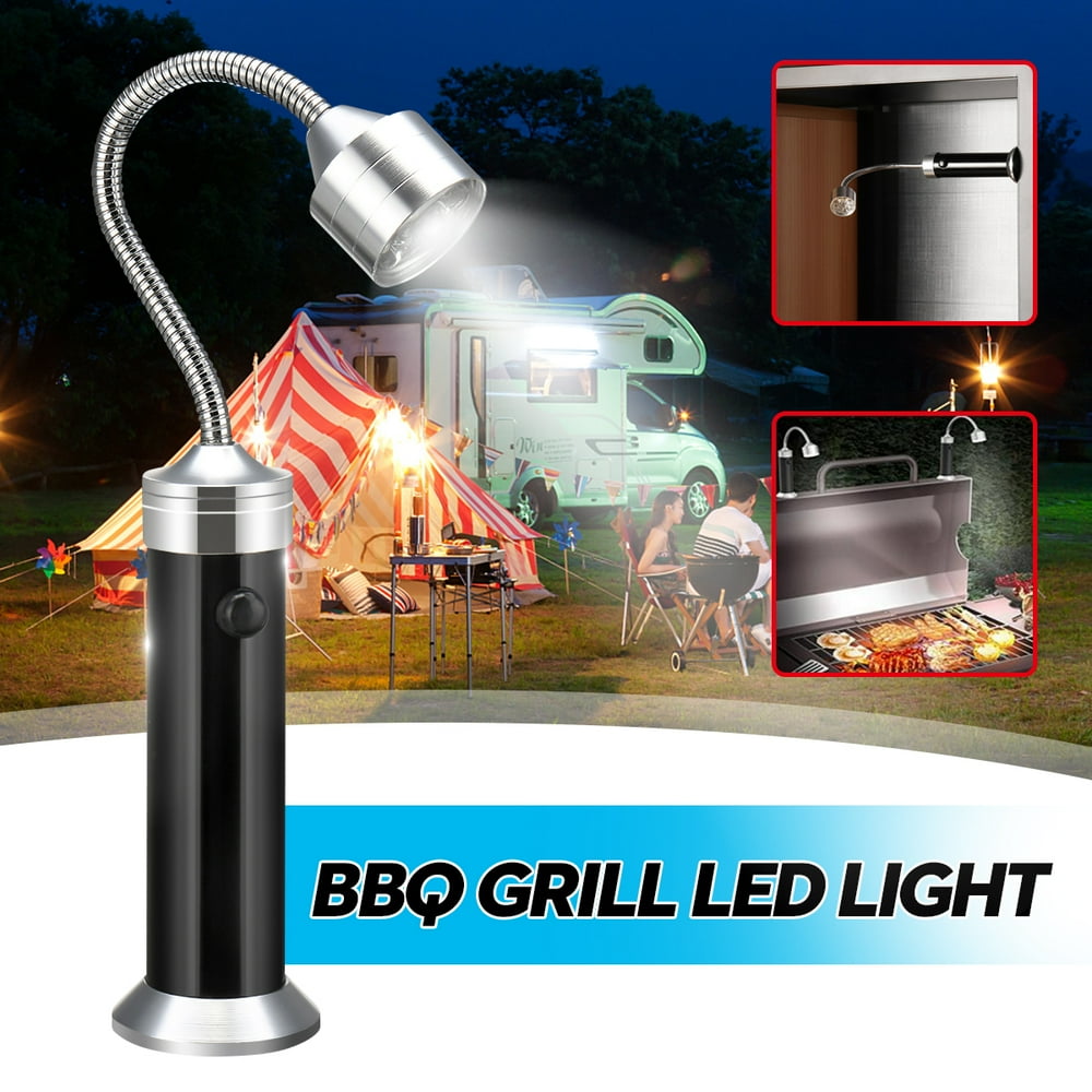 Black Flexible Barbecue LED Light BBQ Grill Light Magnetic Base For