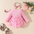 thumbnail image 4 of Mercatoo Baby Girl Sequins Bowknot Butterfly Dress I𝐧fant Toddler Tutu Flower Girls Wedding Birthday Romper Dresses Set, 4 of 9