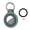 Black + Green, variant on YUNOVA Dual Color AirTag Case, IP67 Waterproof Hard PC Protective Holder with Rotary Lock Compatible with Apple AirTag for Keys Luggage