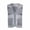 Gray, variant on hengsof Boys' Reflective Strip Safety Vest Uniform Volunteer Vest Fishnet Breathable Waistcoat Jacket Children's Study Tour Vest