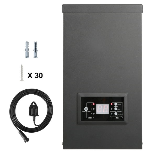 VEVOR 600W Low Voltage Landscape Transformer with Timer and Photocell Sensor
