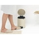 thumbnail image 5 of Bote de basura Brabantia New Icon Step de 5 litros, color beige suave con balde, 5 of 9