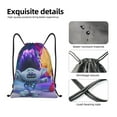 thumbnail image 4 of Zufioo Trolls Band Together Print Sports Cinch Sack Gym String Bags Machine Washable Heavy Duty String Backpack for Men Women-Medium, 4 of 6