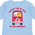 thumbnail image 4 of Inktastic Fire Truck 4th Birthday Boy Boys Long Sleeve Toddler T-Shirt, 4 of 5