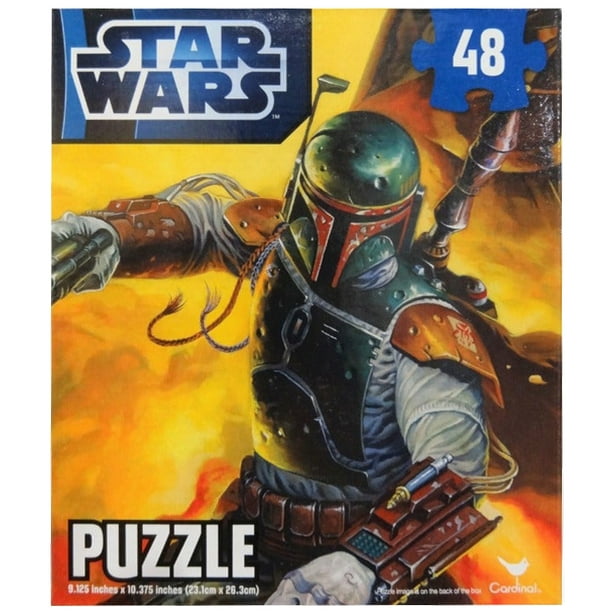 star wars assorted jig saw puzzle 10&quot; x 9&quot; 48 piece