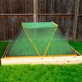 thumbnail image 3 of Hyasfey Garden Row Accelerator Plant Tent Foldable Plant Net Cage Greenhouse Cover Raised Garden Beds Plant Protector for Garden Rows Protects Vegetables Fruits from Animals, 3 of 7