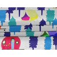 thumbnail image 5 of oneOone Velvet White Fabric Camping Sewing Craft Projects Fabric Prints By Yard 58 Inch Wide, 5 of 5