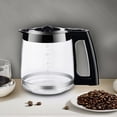 thumbnail image 5 of 12-Cup Replacement Glass Coffee Carafe Compatible with Hamilton Beach Flexbew Coffeemaker, Coffee Pot Fits 49980A, 49980Z, 49983, 49618, 46300, 46310, 49976, 49966, 49350 Series, Black, 5 of 5