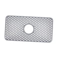thumbnail image 2 of simhoa Kitchen Sink Mat Silicone Heat Resistant Drainage Mat Stable Dish Drying Mat Gray, 2 of 8