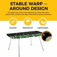 thumbnail image 4 of Black Christmas Table Cloths for 8 Foot Rectangle Tables, Winter Xmas Trees Snowflake Holiday Patio Waterproof Elastic Fitted Tablecloths, Washable Rectangular Table Cover for Camping, 4 of 8