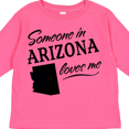 thumbnail image 4 of Inktastic Someone in Arizona Loves Me Boys or Girls Long Sleeve Toddler T-Shirt, 4 of 5