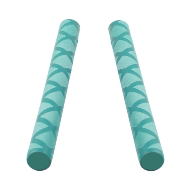 2 piezas de fundas antideslizantes para baquetas, ligeras y ajustables. Verde