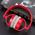 thumbnail image 3 of MasteelfCA Écouteurs avec Microphone Casques Pliables Légers avec Contrôle du Volume pour iPhone Téléphone Intelligent PC Ordinateur Portable Tablette (Rouge), 3 of 7