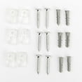 thumbnail image 3 of Hometrends Wall and Door Mirror Mounting Clear Plastic Clips and Screws, 6 Sets, 3 of 3