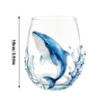 thumbnail image 2 of VORJELT Artisanal 2D Shark & Octopus Stemless Wine Glass - Intricate Handcrafted Borosilicate Glass for Coastal Decor, Perfect for Cocktails, Iced Coffee, and Unique Gift for Ocean Lovers C, 2 of 7