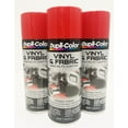 Duplicolor HVP100 3 Pack Vinyl & Fabric Spray Paint Red 11 oz
