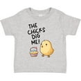thumbnail image 3 of Inktastic The Chicks Dig Me Easter Baby Chick with Basket and Eggs Boys or Girls Toddler T-Shirt, 3 of 5