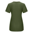thumbnail image 5 of Womens T Shirts Fashion Women's Summer V Neck Leisure Short Sleeve Solid Tops, 5 of 5