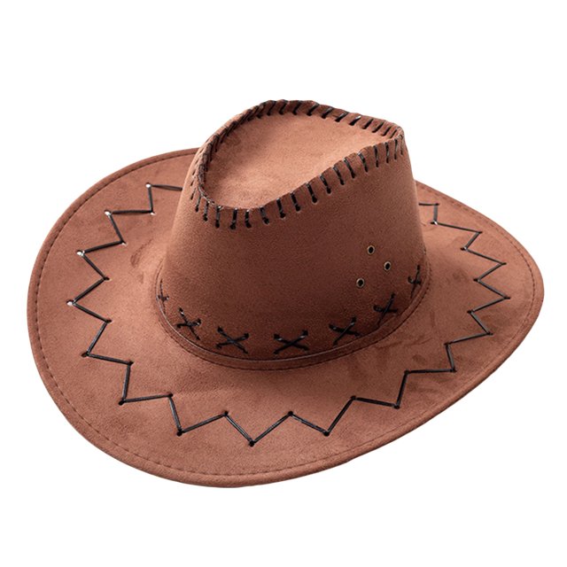 SAYOO Sombrero de vaquero de estilo occidental para mujeres y hombres SAYOO moda